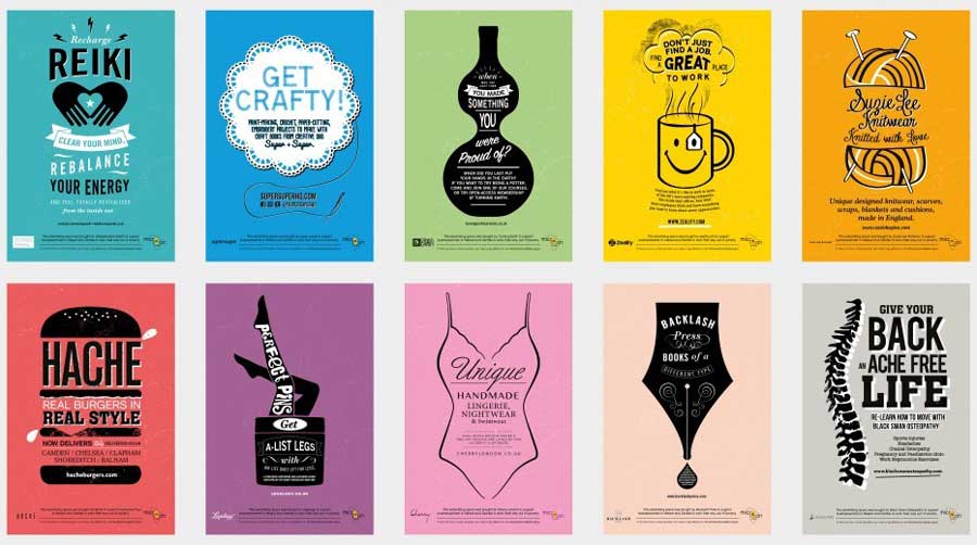 afiş hazırlama programı, örnek afişler